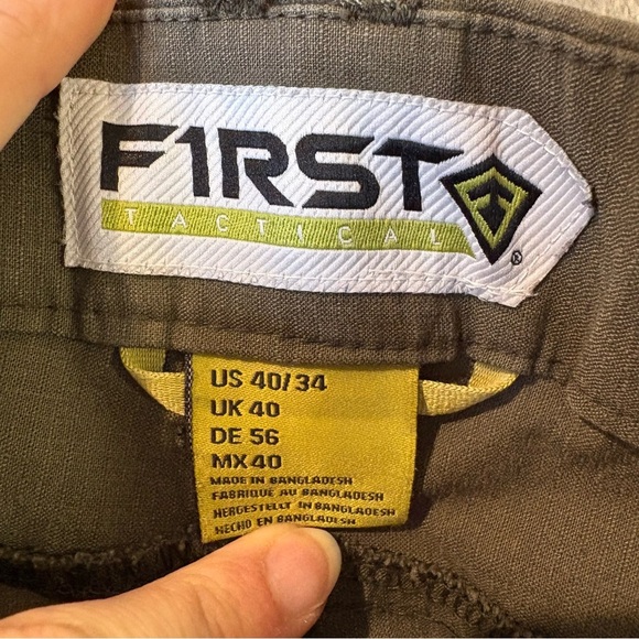 First Tactical V2 Men’s Cargo Pants OD Green Size 40x34 Tactical Work Outdoor - Picture 6 of 13